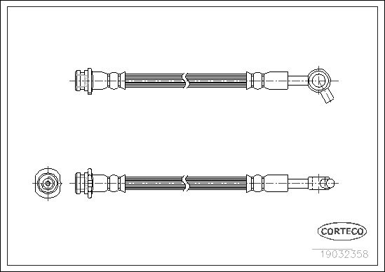 CORTECO 19032358 Brake Hose