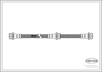 Brake Hose CORTECO 19032365
