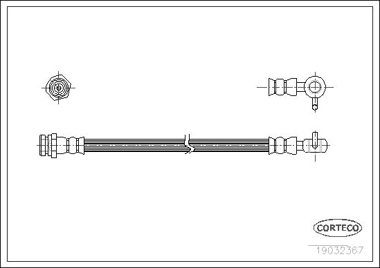 CORTECO 19032367 Brake Hose