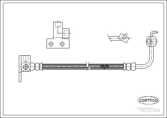 CORTECO 19032368 Brake Hose