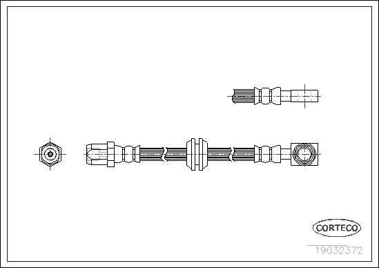 CORTECO 19032372 Brake Hose