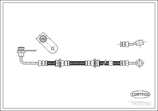 CORTECO 19032382 Brake Hose