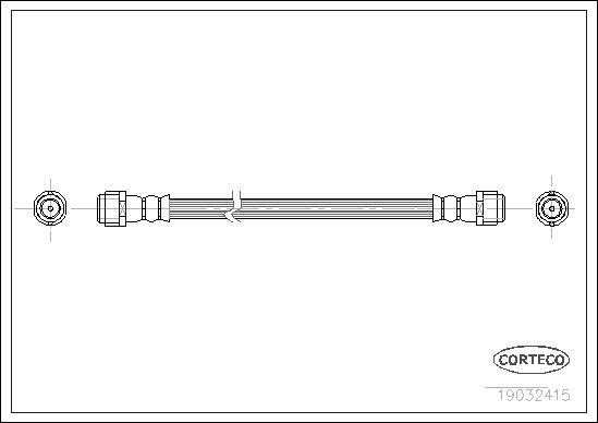 CORTECO 19032415 Brake Hose