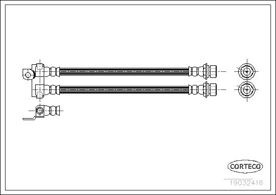 CORTECO 19032416 Brake Hose