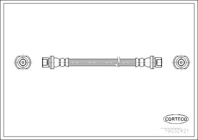 Brake Hose CORTECO 19032421