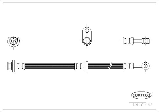 CORTECO 19032437 Brake Hose