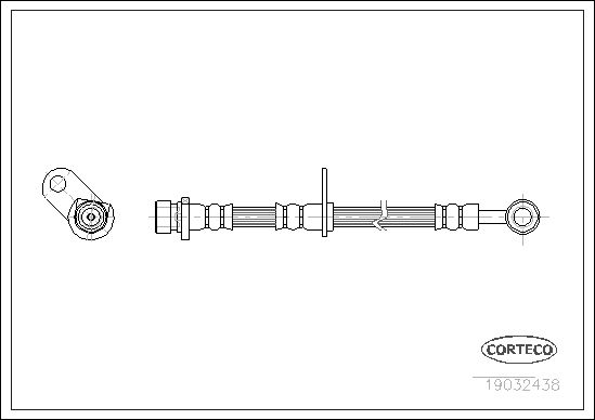 CORTECO 19032438 Brake Hose