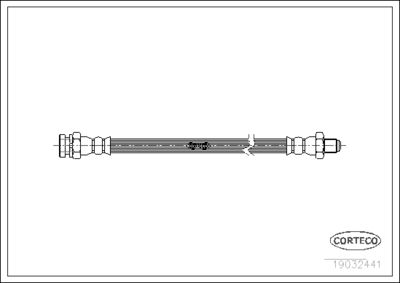 Brake Hose CORTECO 19032441