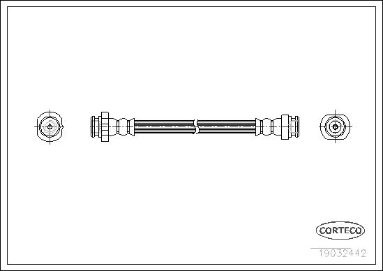 CORTECO 19032442 Brake Hose