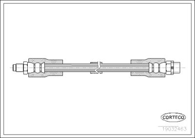 Brake Hose CORTECO 19032463