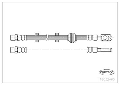 Brake Hose CORTECO 19032465