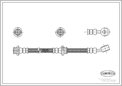 Brake Hose CORTECO 19032466