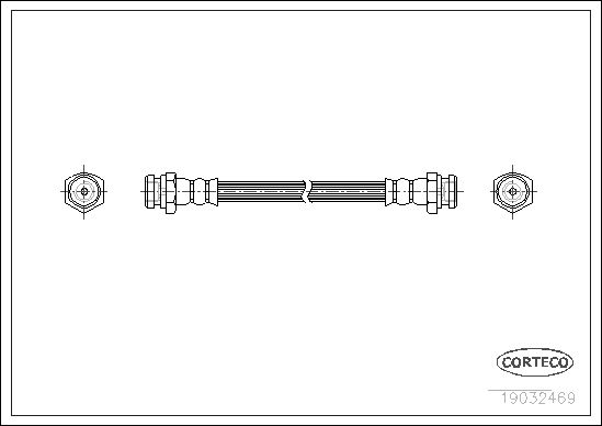 CORTECO 19032469 Brake Hose