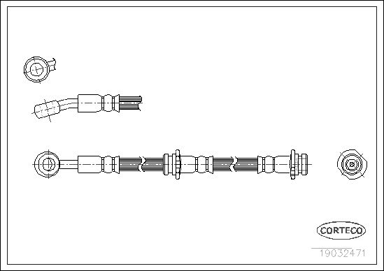 CORTECO 19032471 Brake Hose