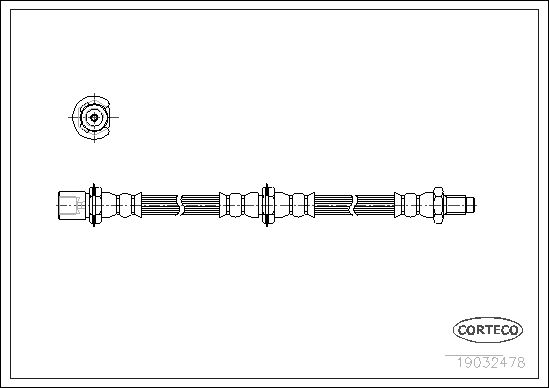 CORTECO 19032478 Brake Hose