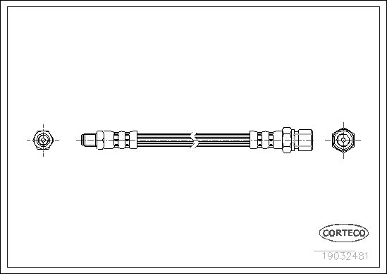 CORTECO 19032481 Brake Hose