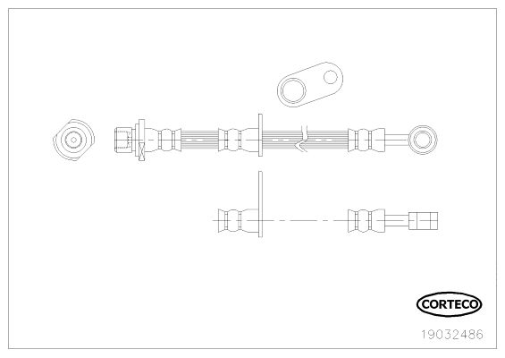 CORTECO 19032486 Brake Hose