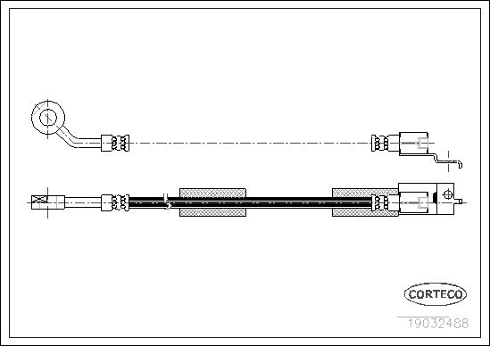 CORTECO 19032488 Brake Hose