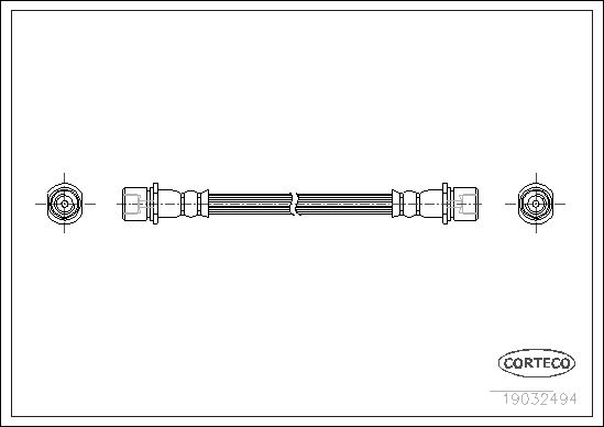 CORTECO 19032494 Brake Hose