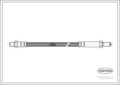 Brake Hose CORTECO 19032495