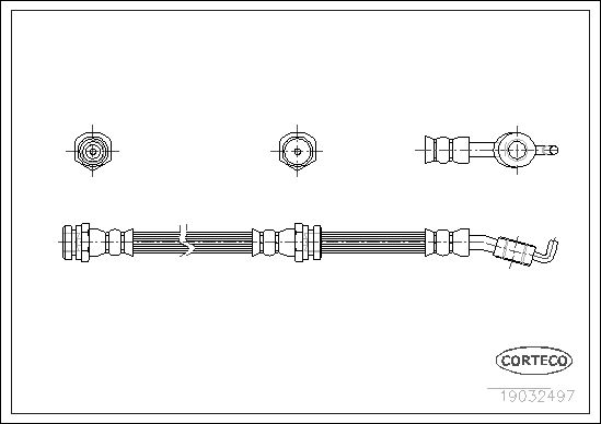 CORTECO 19032497 Brake Hose