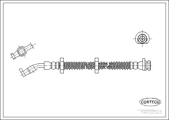 CORTECO 19032503 Brake Hose