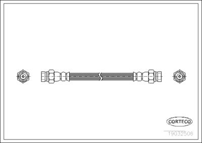 Brake Hose CORTECO 19032506