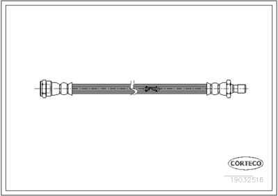 Brake Hose CORTECO 19032516