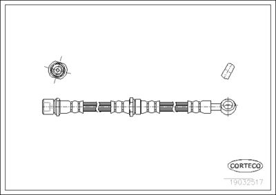 Brake Hose CORTECO 19032517