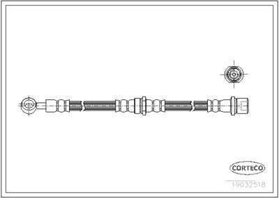 Brake Hose CORTECO 19032518