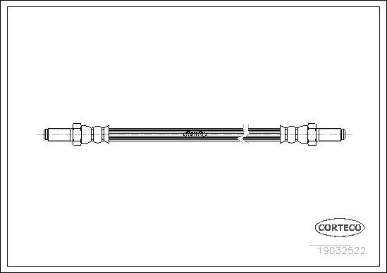 CORTECO 19032522 Brake Hose