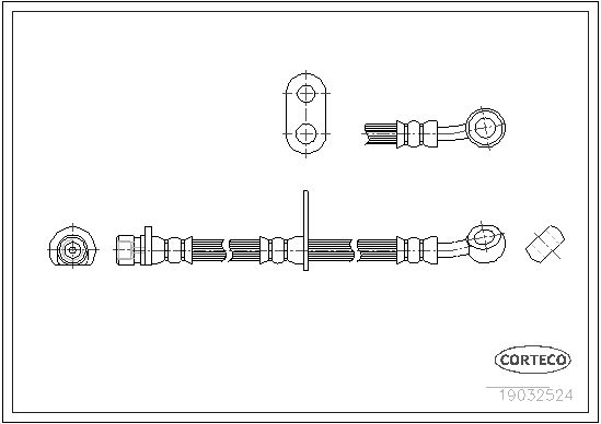 CORTECO 19032524 Brake Hose