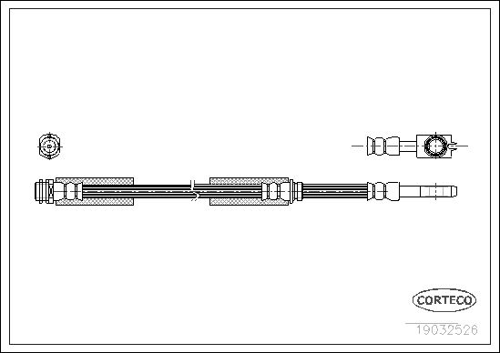 CORTECO 19032526 Brake Hose