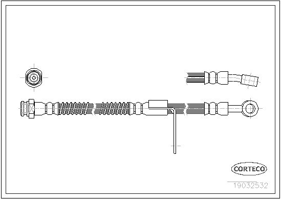 CORTECO 19032532 Brake Hose