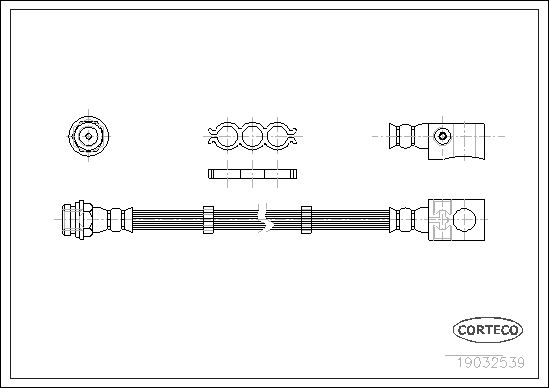 CORTECO 19032539 Brake Hose