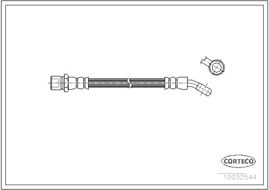 CORTECO 19032544 Brake Hose