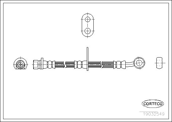 CORTECO 19032549 Brake Hose