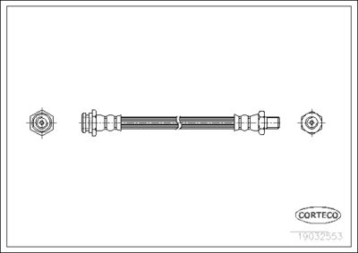 Brake Hose CORTECO 19032553