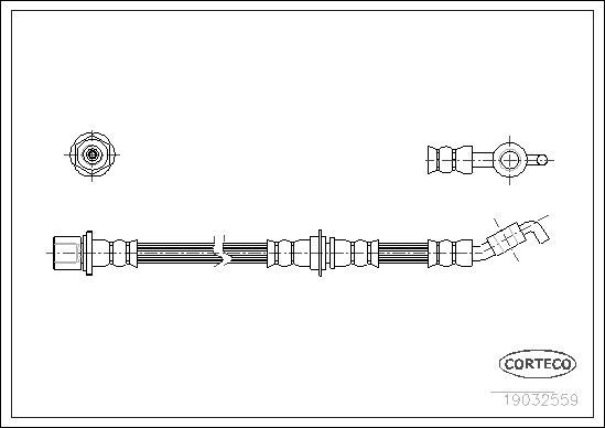 CORTECO 19032559 Brake Hose