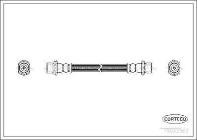 Brake Hose CORTECO 19032562