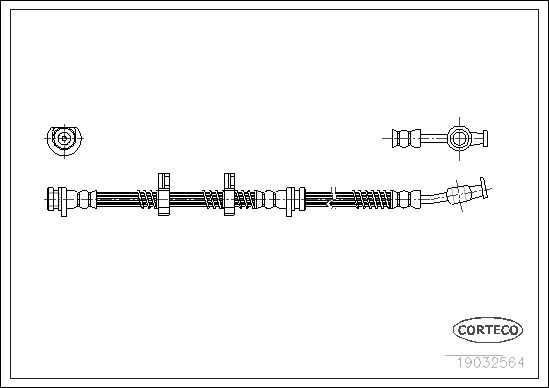 CORTECO 19032564 Brake Hose