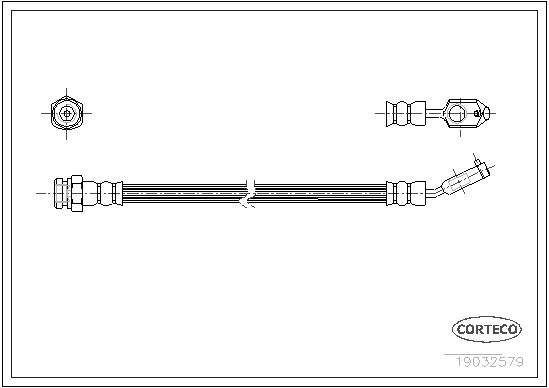 CORTECO 19032579 Brake Hose
