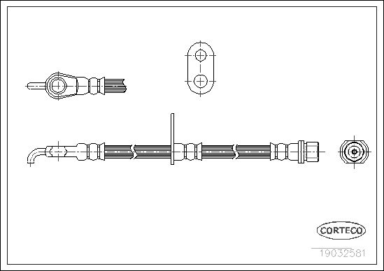 CORTECO 19032581 Brake Hose