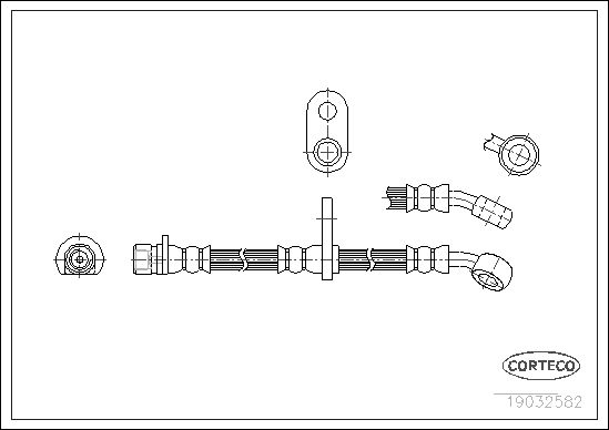 CORTECO 19032582 Brake Hose