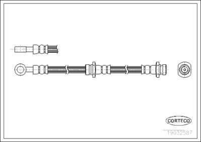 Brake Hose CORTECO 19032587