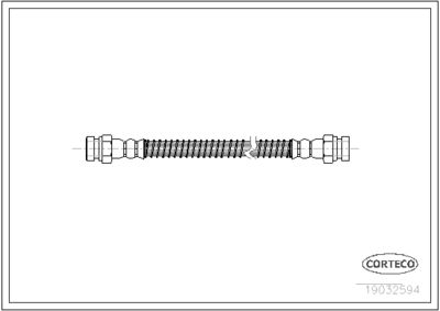 Brake Hose CORTECO 19032594