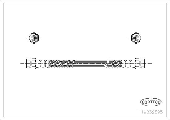 CORTECO 19032595 Brake Hose