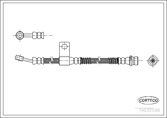 CORTECO 19032598 Brake Hose