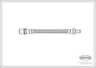 Brake Hose CORTECO 19032608