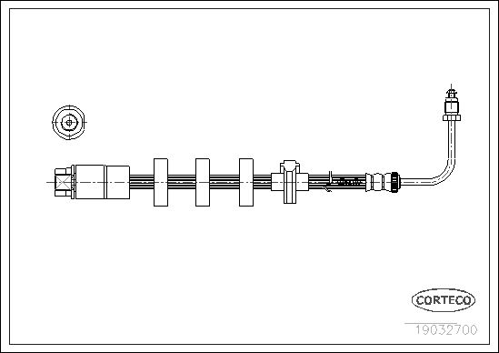 CORTECO 19032611 Brake Hose